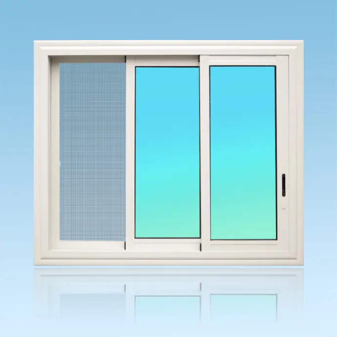 Coulissant fenêtre 3 vantaux 4 rails + moustiquaire