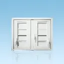 Volet 2 battants fenêtre + jalousies