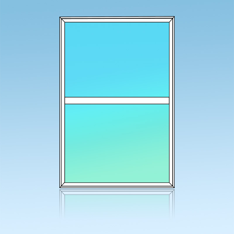 Chassis fixe 2 divisions 1 horizontale 2 verticales