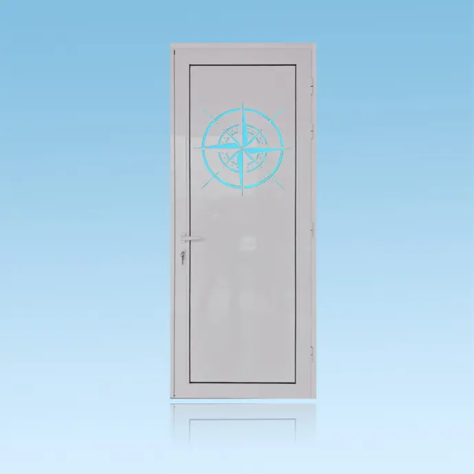Porte décor 1 battant Rose des Vents