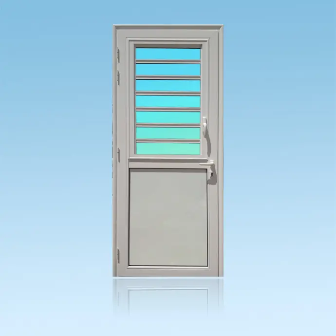 Porte décor 1 battant Minimal + jalousie