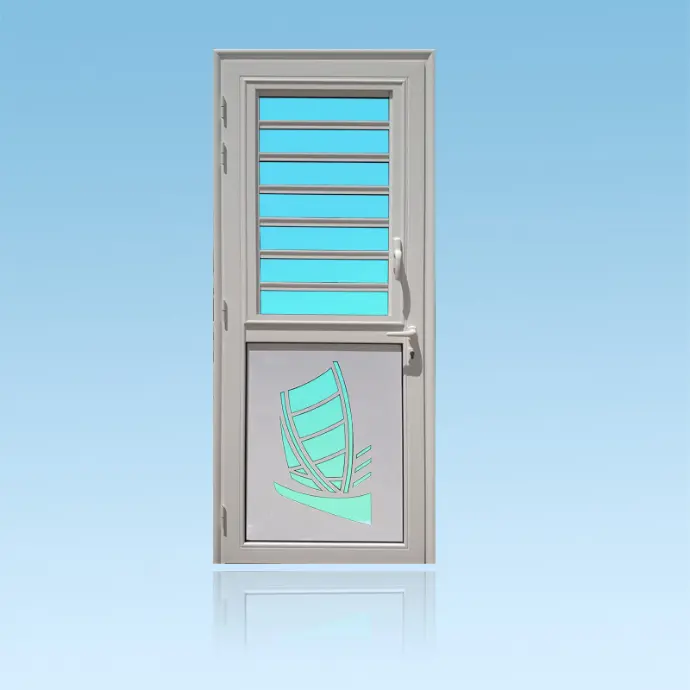 Porte décor 1 battant Yole + jalousie