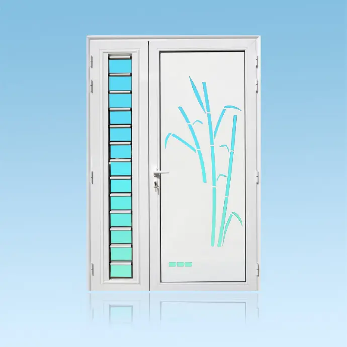 Porte décor 2 battants Canne à Sucre + Jalousie