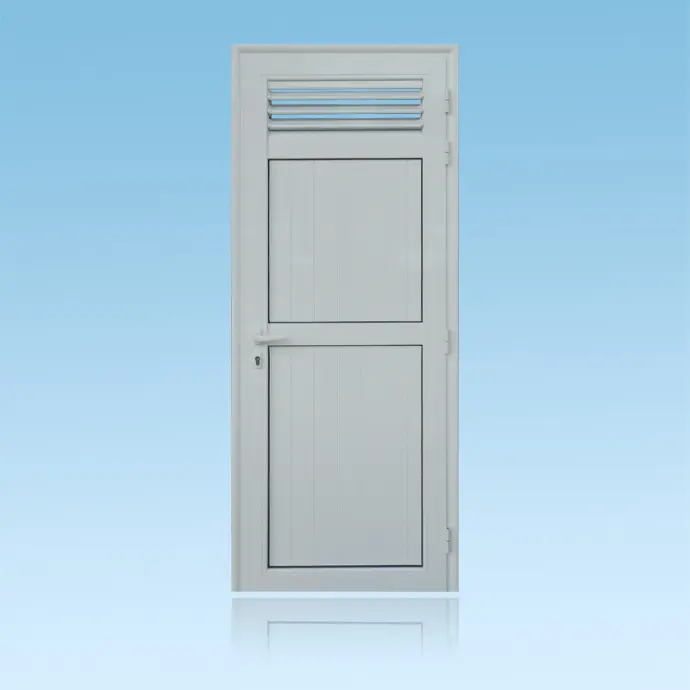 Volet porte 1 battant + traverse + lames de ventilation