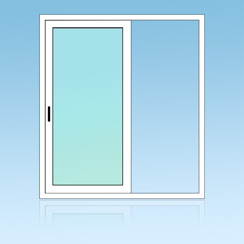 Coulissant applique 1 vantail 1 rail