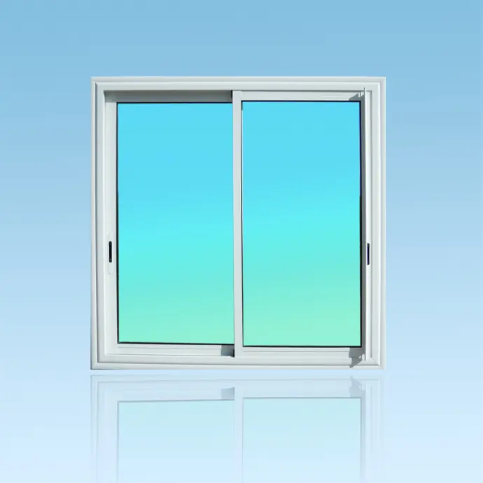 Coulissant fenêtre 2 vantaux 2 rails