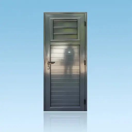 [VE16] Volet 1 battant porte + jalousie 2 lames