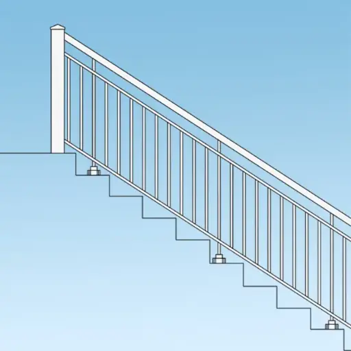 [GCR] Garde-Corps barreaudé rampant