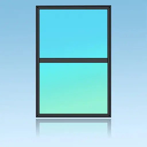 [H1V2] Chassis fixe 2 divisions 1 horizontale 2 verticales