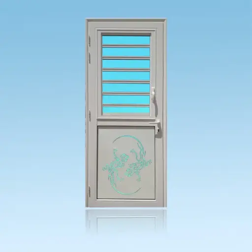 [PS15MAB] Porte décor 1 battant Mabouya + jalousie