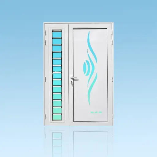 [PS21SAN+J] Porte décor 2 battants Sanza + jalousie