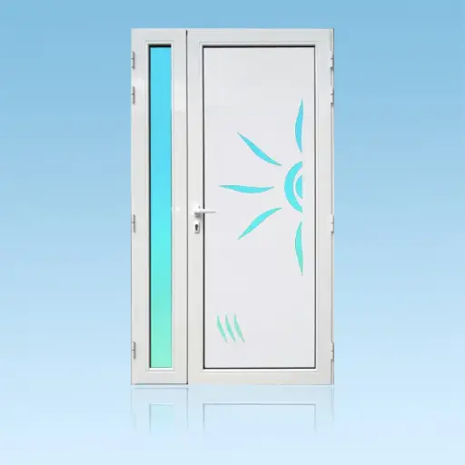 Porte décor 2 battants Soleil