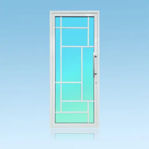 Porte vitrée 1 battant PM