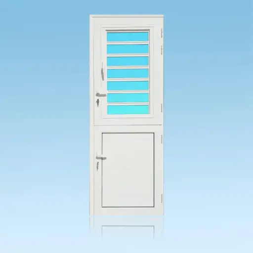 Porte 1 battant ranch + jalousie