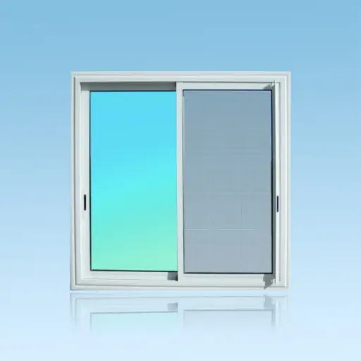 [CF2M] Coulissant fenêtre 2 vantaux 3 rails + moustiquaire