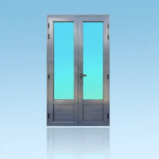 [PE22] Porte 2 battants bas plein