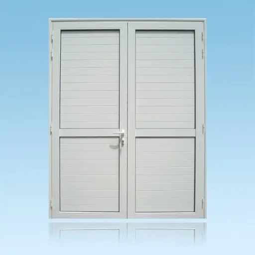 Porte 2 battants + traverse